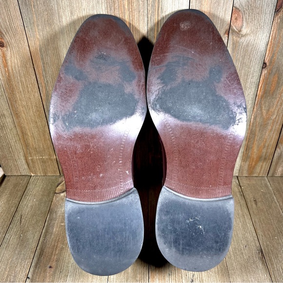 Joseph Abboud Leather Cap Toe Oxford Dress Shoes - Picture 8 of 10